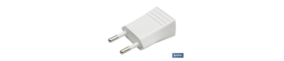CLAVIJA BIPOLAR BLANCO (10A-250V)