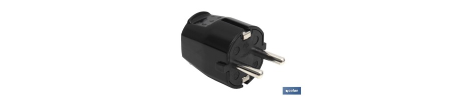 CLAVIJA BIPOLAR NEGRO (16A-250V)