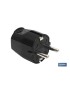 CLAVIJA BIPOLAR NEGRO (16A-250V)