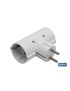 ADAPTADOR SCHUKO 2 VIAS (16A-250V)