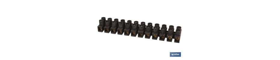 Regletas Conexión-Clemas NEGRAS