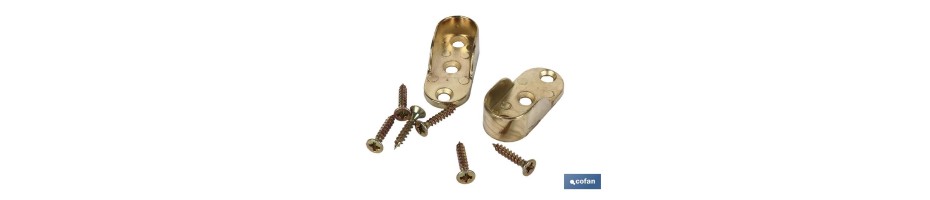 Soporte barra Armario Metal