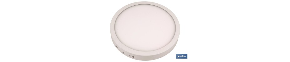 Downlight Blanco redondo Superficie