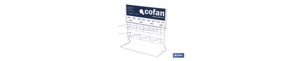 Expositor abrazaderas