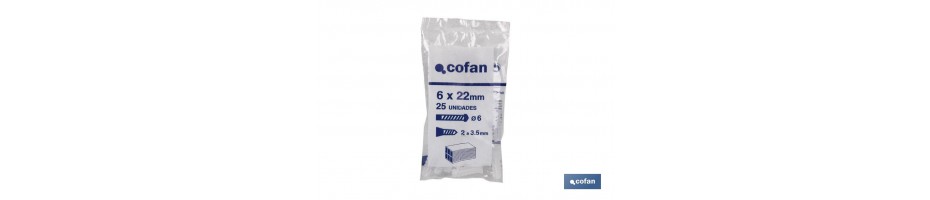 Tacos de Plástico Blanco (Bolsas 25 UDS)