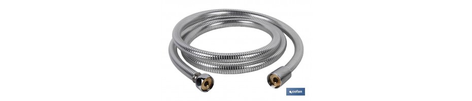 Flexo Ducha PVC PLATA 1,5M