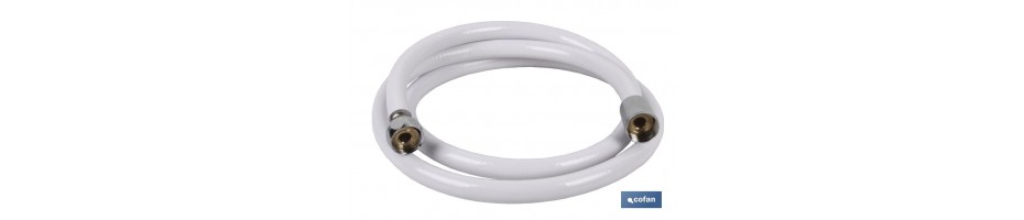 Flexo Ducha PVC BLANCO 1,5M