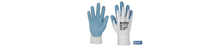 Guante Azul para uso alimentario