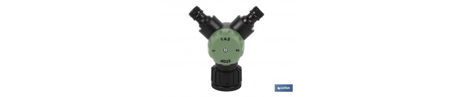 Colector Riego 2 salidas