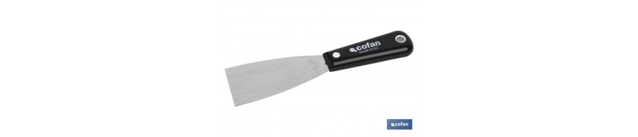 Espátulas Inox mango ABS.