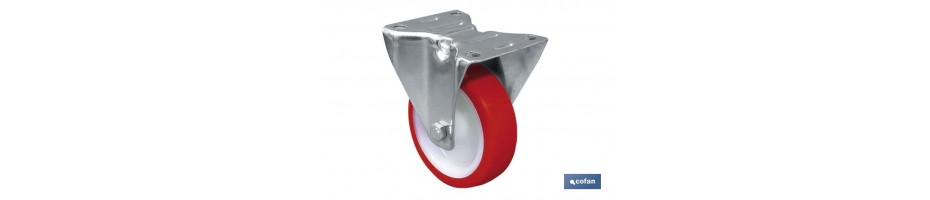 Ruedas Poliuretano Fija