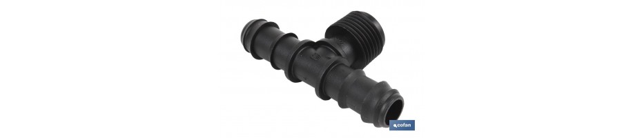 Conexión T R/Macho 1/2 Ø16mm