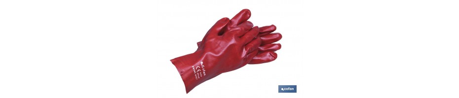 GUANTES DE PVC