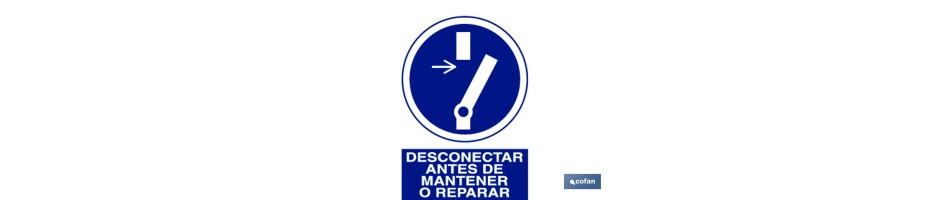 Desconectar antes reparar