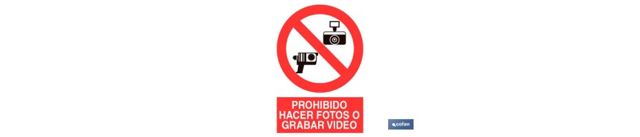 Prohibido fotos y video