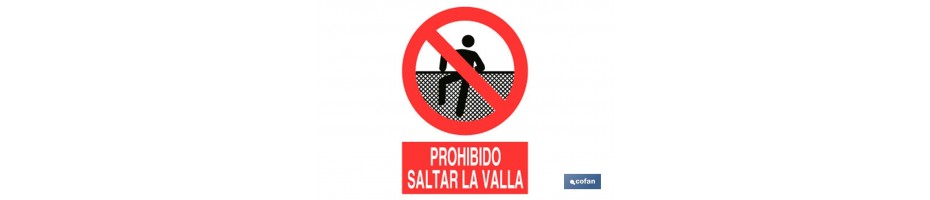Prohibido saltar la valla