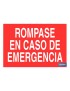 Rompase caso emergencia