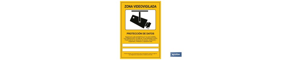 Señal de videovigilancia