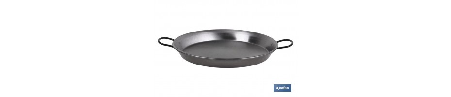 Paellera para inducción Acero Pulido