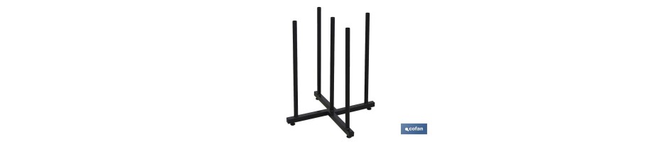 Expositor vertical para 5 hules