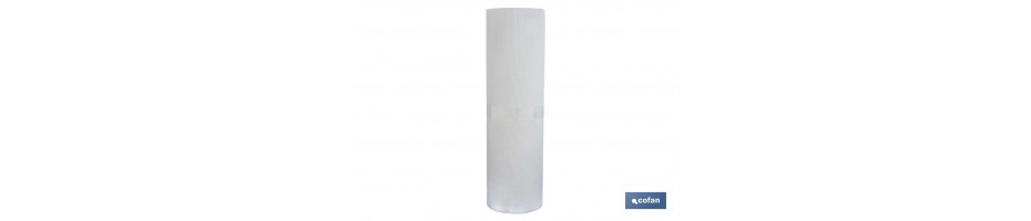 Rollo Malla Plástico Cuadrada Blanca 5 mm
