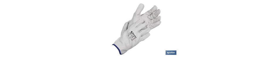 Guante Piel Flor Bricofan