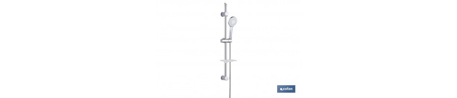 Kit Ducha Barra Deslizante 5 Funciones Cromado