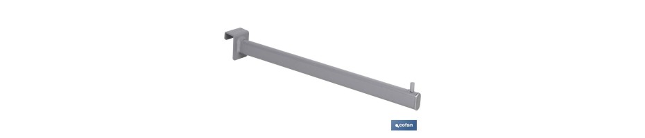 Percha recta ovalada de tubo (para barra de carga)