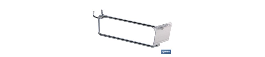 Gancho Simple con Etiquetero