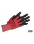 Guante Impregnado Sandy Coating Rojo/Negro
