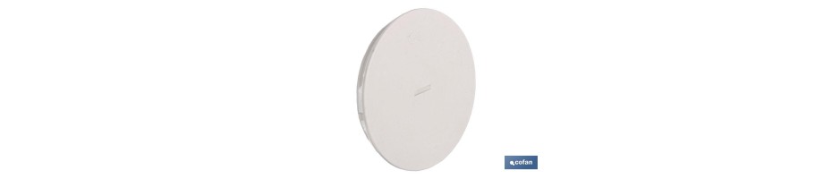 Tapa Roscada para Caja de Empotrar de Tubo ø25