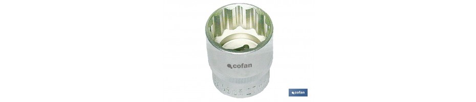 Vasos 1/2 métrica 24 Caras