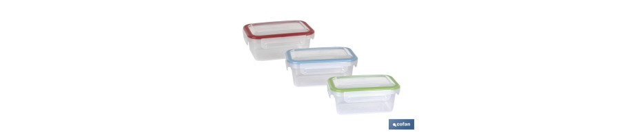 Fiambreras Mod.Yuba rectangulares