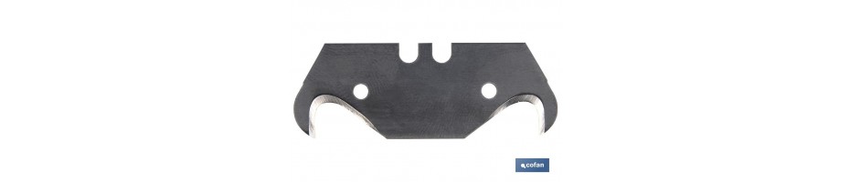 PACK 5 CUCHILLAS TIPO GANCHO CUTTER ZAMAK