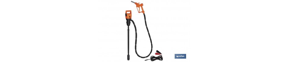 Bomba Eléctrica + Pistola Bidón (Conexión Batería 12V)