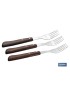 Pack de 3 tenedores chuleteros mango madera