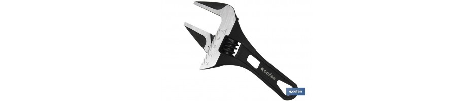 LLave Ajustable Gran Apertura Corta