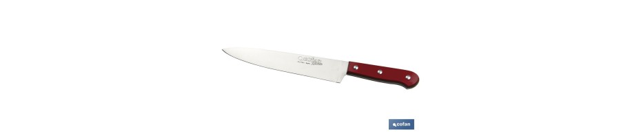 Cuchillo Cocina Mod.Paprika Rojo
