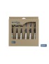 Pack 3 Cuchillos + 3 Tenedores Blanco Mod.Thyme