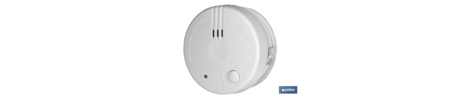 Detector Mini de Humos con Alarma Sonido