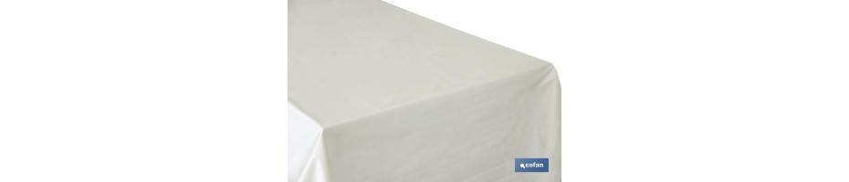 Protector de mesa  PVC blanco mate Mod.Pureza