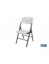 SILLA PLEGABLE BLANCA
