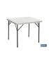 MESA PLEGABLE CUADRADA BLANCA