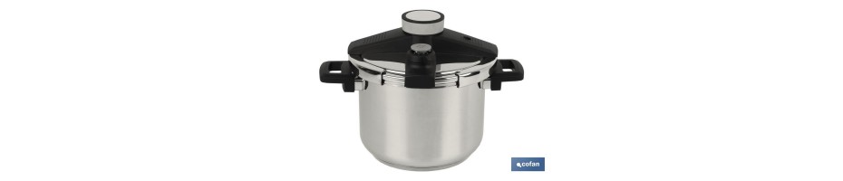 Olla presión inox de inducción Mod. Queen