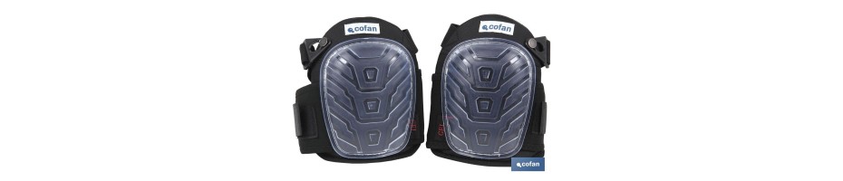 Pack de 2 rodilleras gel con doble banda elástica