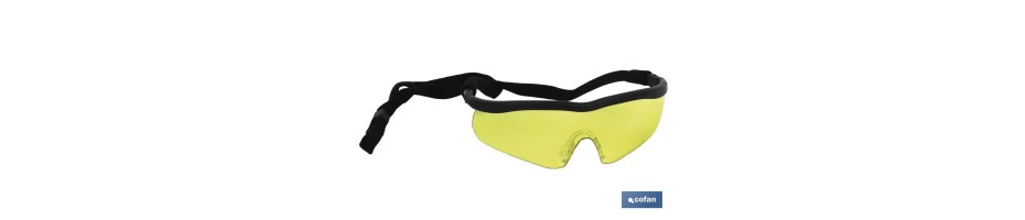 Gafa de seguridad sport ambar UV Protection