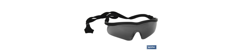 Gafa de seguridad sport oscura UV Protection