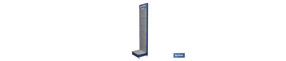 EXPOSITOR VERTICAL PERFORADO 2200x500mm