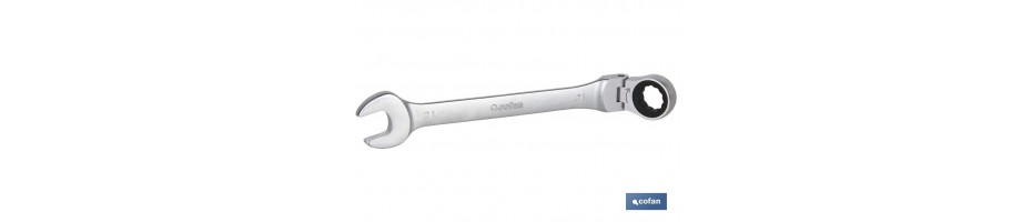 Llave Combinada Articulada 180º de Carraca