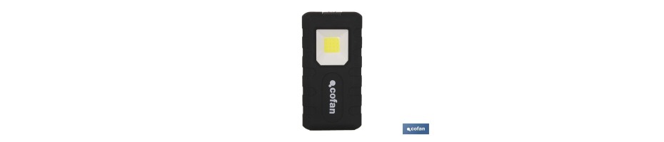 Linterna Cob Led magnética de bolsillo
